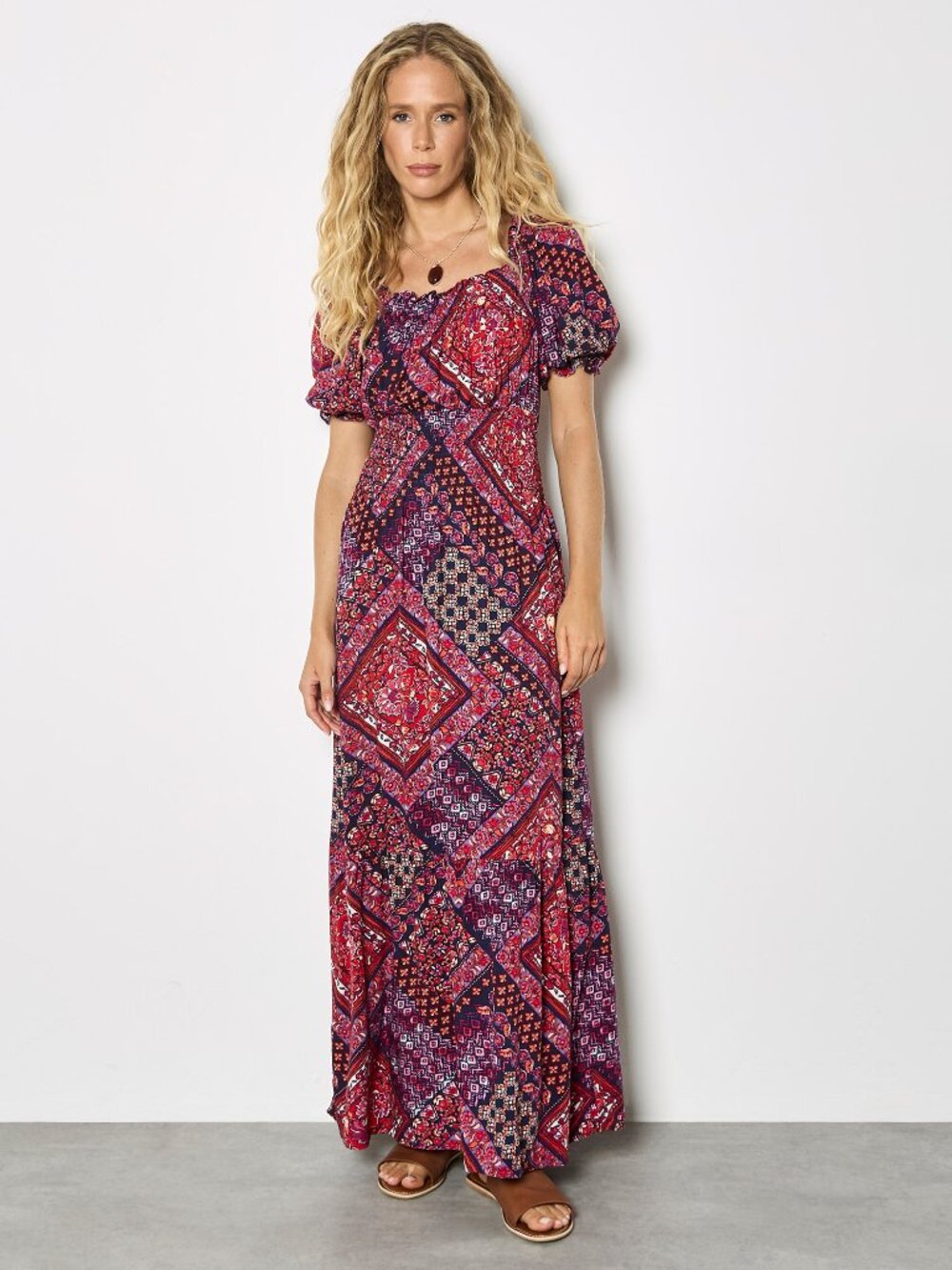 Patchwork Maxi Dress